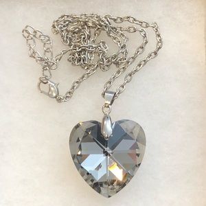 Glass Heart Beautifully Dark Stone